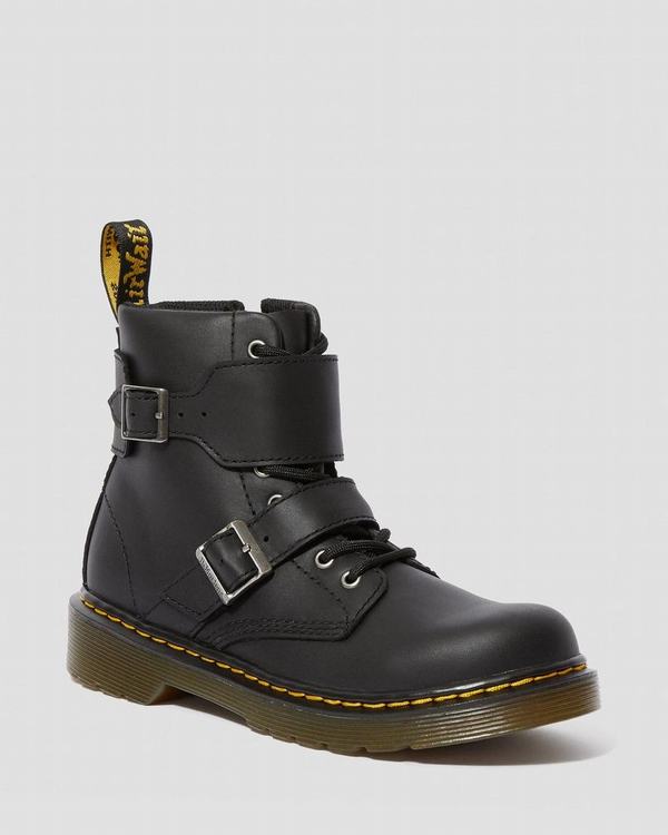 Dr Martens Dětské Kotníkové Boty Junior 1460 Joska Černé, CZ-021453